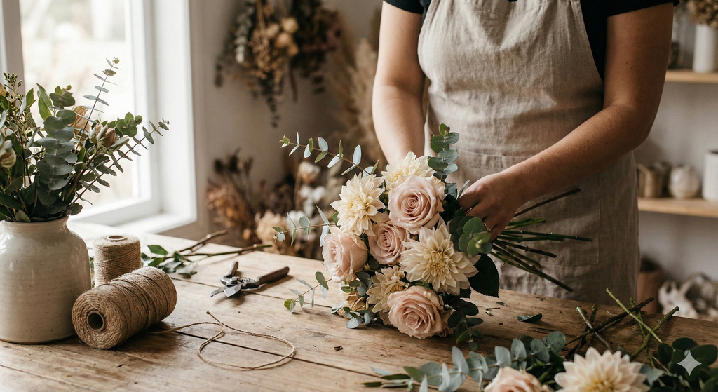 Playing with flowers - flower workshop
