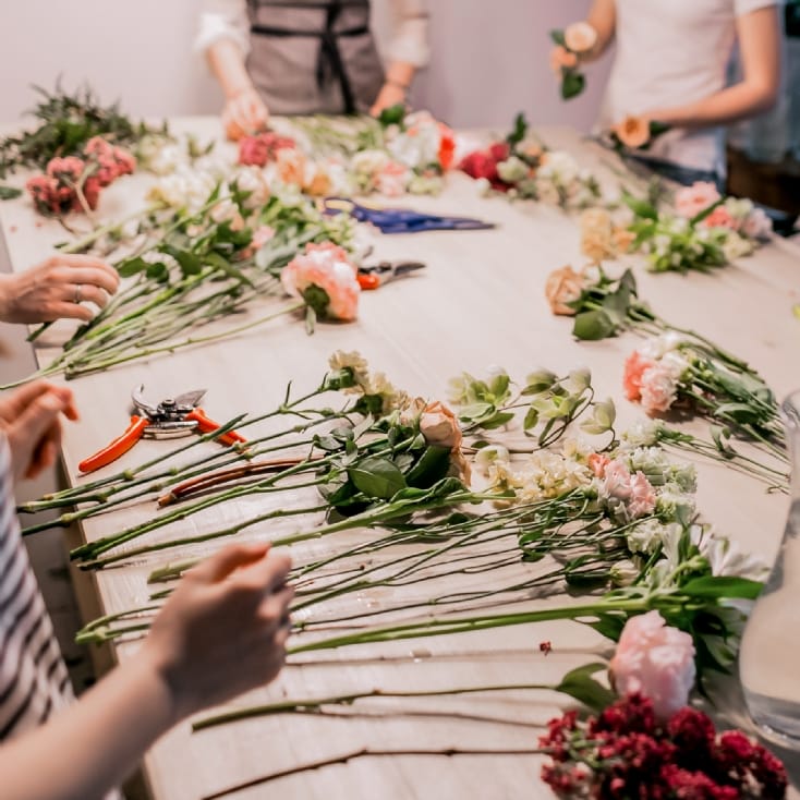 Playing with flowers - flower workshop