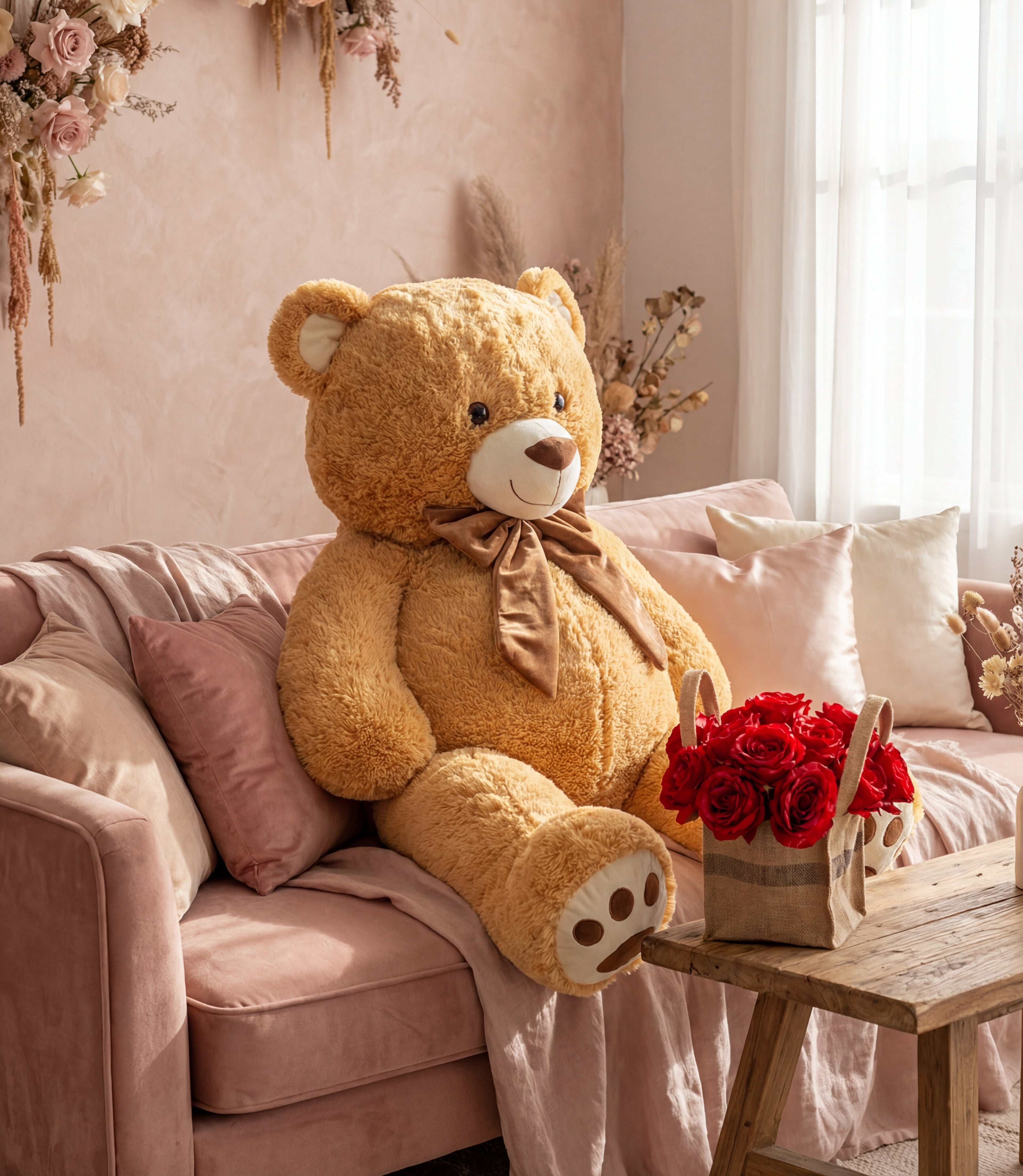 Giant Love Teddy Bear